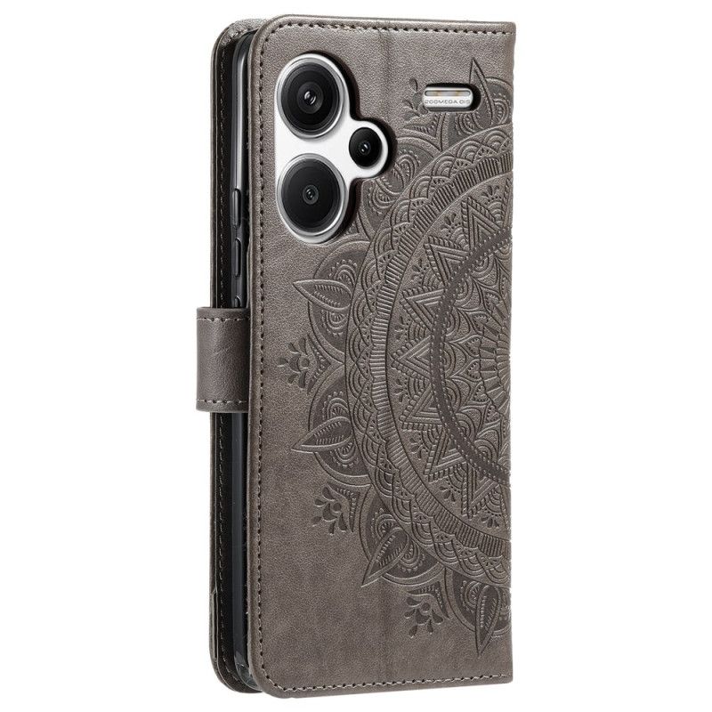 Bescherming Hoesje Xiaomi Redmi Note 13 Pro Plus 5g Mandala Zon Met Riem