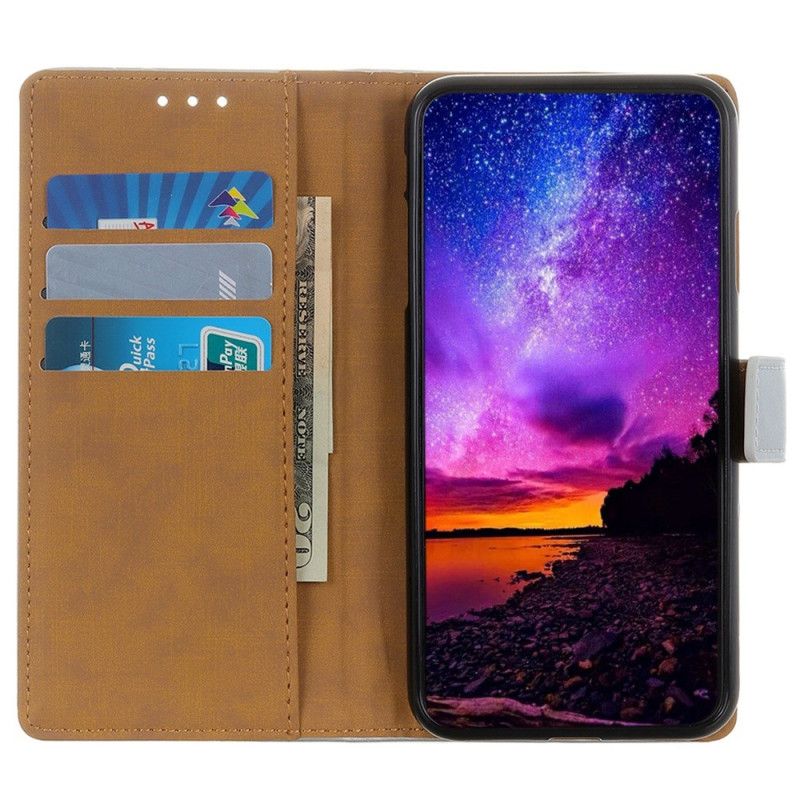 Flip Case Leren Xiaomi Redmi Note 13 Pro Plus 5g Eenvoudig Kunstleer