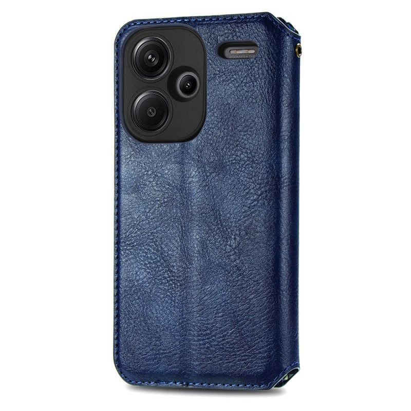 Folio-hoesje Voor Xiaomi Redmi Note 13 Pro Plus 5g Vintage Ruitpatroon