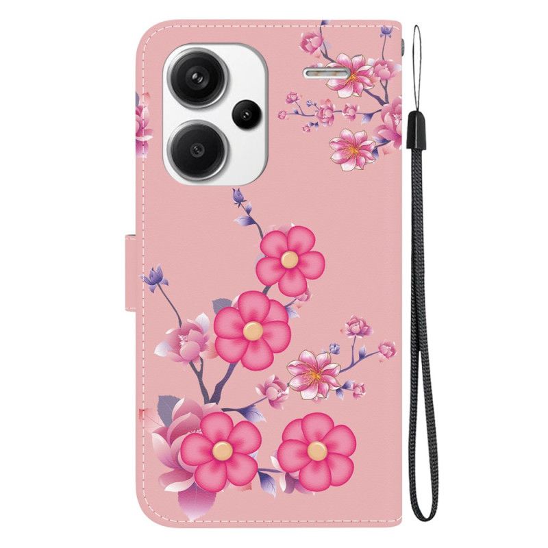 Folio-hoesje Xiaomi Redmi Note 13 Pro Plus 5g Sakura-band