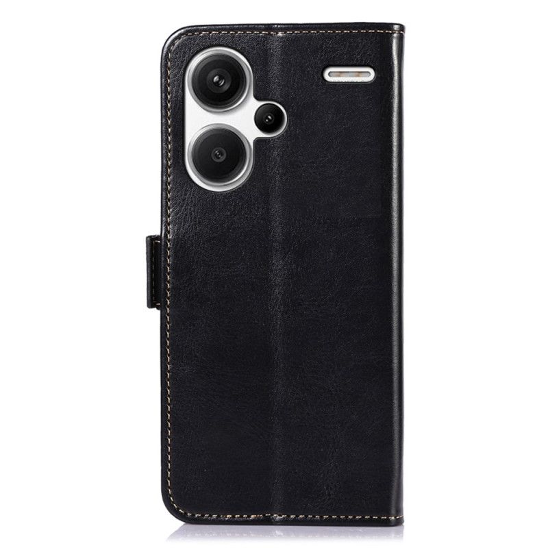 Leren Hoesje Voor Xiaomi Redmi Note 13 Pro Plus 5g Abeel