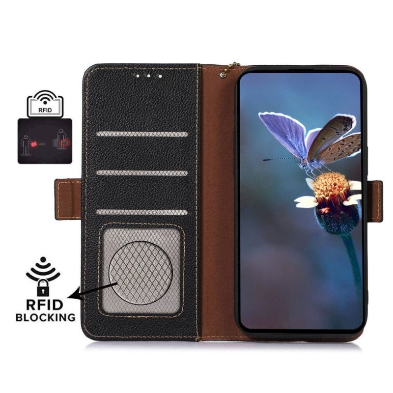 Leren Hoesje Voor Xiaomi Redmi Note 13 Pro Plus 5g Rfid Blocker-portemonnee