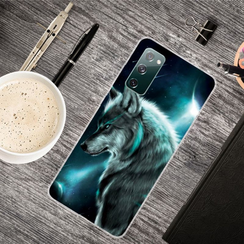 Case Hoesje Samsung Galaxy S20 FE Telefoonhoesje Koninklijke Wolf