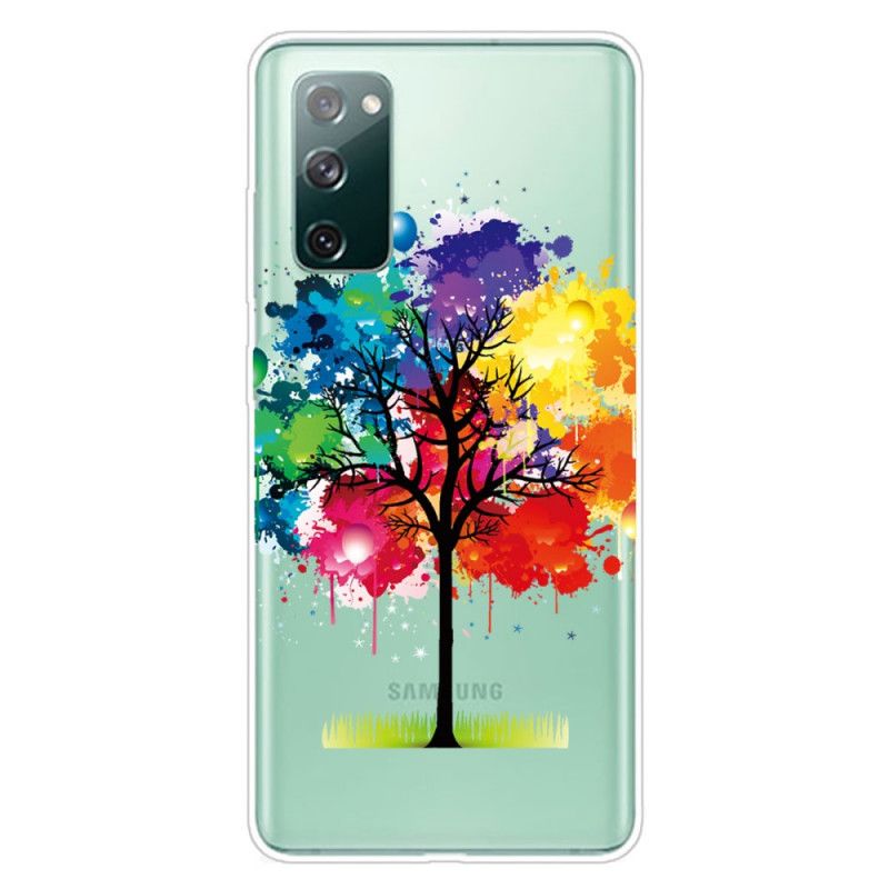 Case Hoesje Samsung Galaxy S20 FE Telefoonhoesje Transparante Aquarelboom