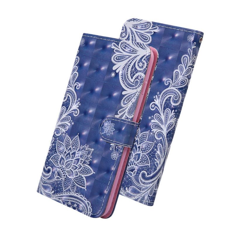 Cover Folio-hoesje Samsung Galaxy S20 FE Telefoonhoesje Lichte Vlekkant Met String