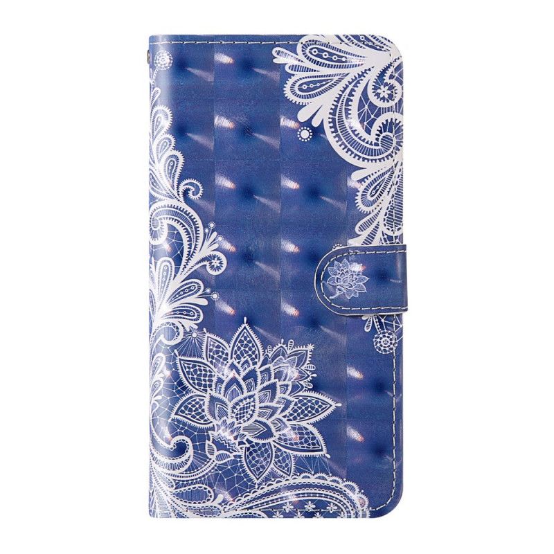 Cover Folio-hoesje Samsung Galaxy S20 FE Telefoonhoesje Lichte Vlekkant Met String