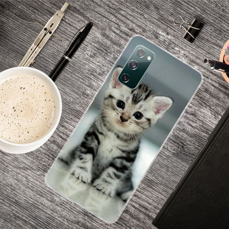 Cover Hoesje Samsung Galaxy S20 FE Telefoonhoesje Kitten Kitten