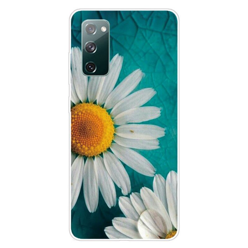 Cover Hoesje Samsung Galaxy S20 FE Telefoonhoesje Madeliefje