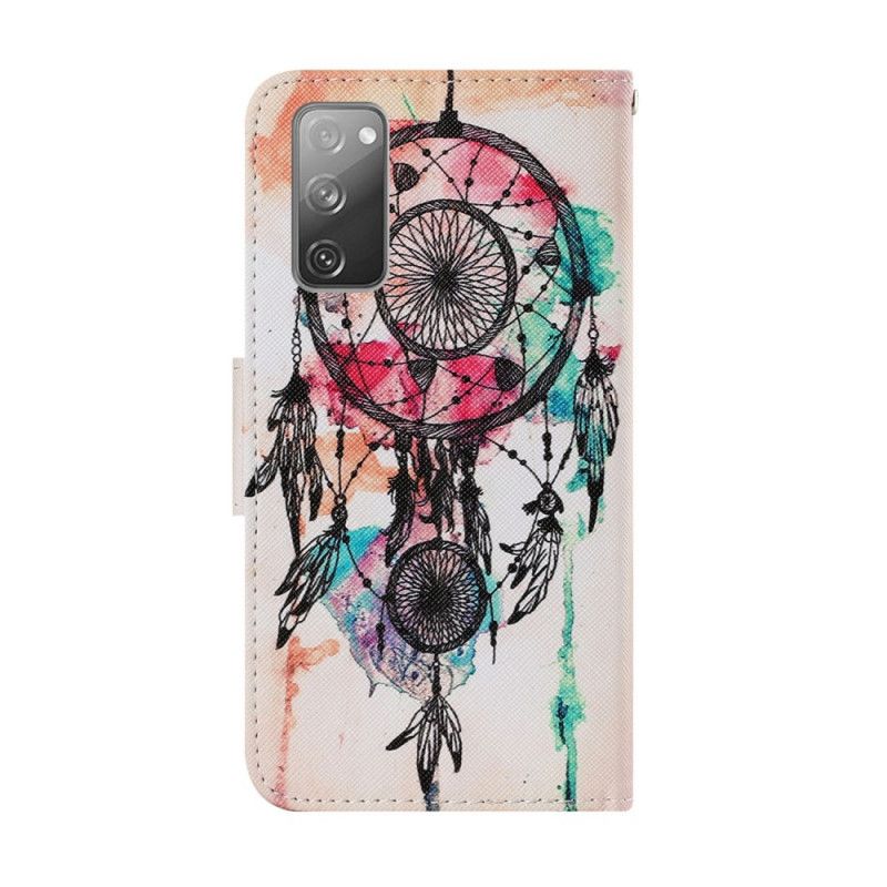 Flip Case Leren Samsung Galaxy S20 FE Aquarel Dromenvanger