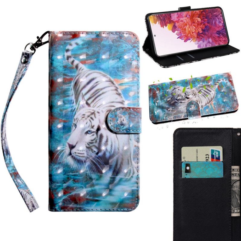 Flip Case Leren Samsung Galaxy S20 FE Lucien De Tijger