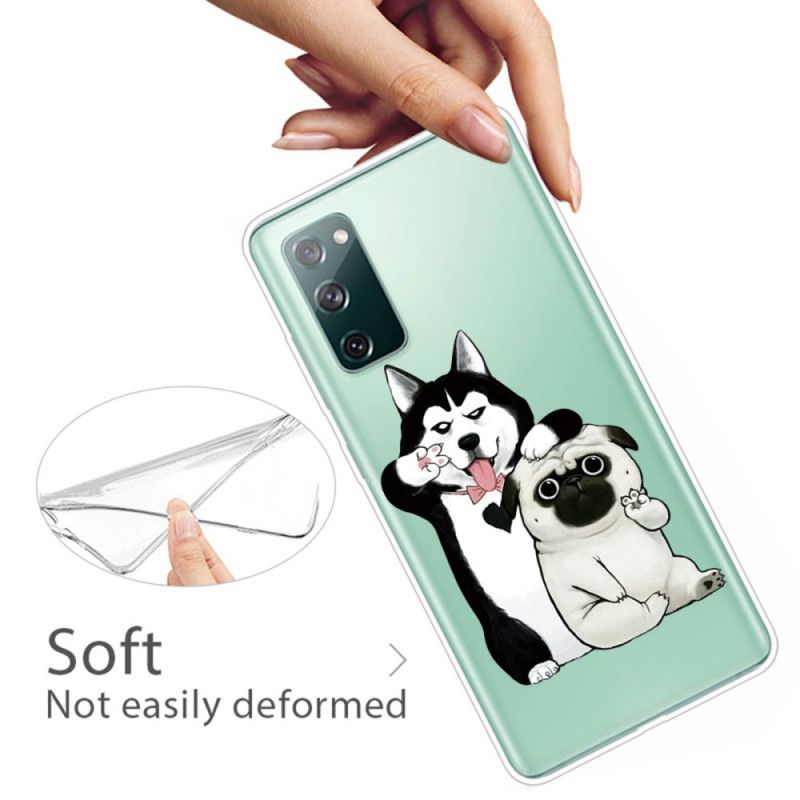 Hoesje Samsung Galaxy S20 FE Grappige Honden