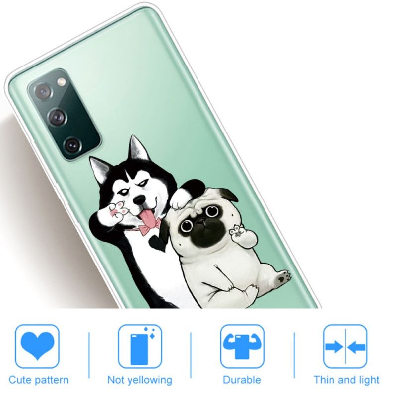 Hoesje Samsung Galaxy S20 FE Grappige Honden