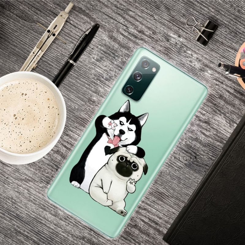 Hoesje Samsung Galaxy S20 FE Grappige Honden