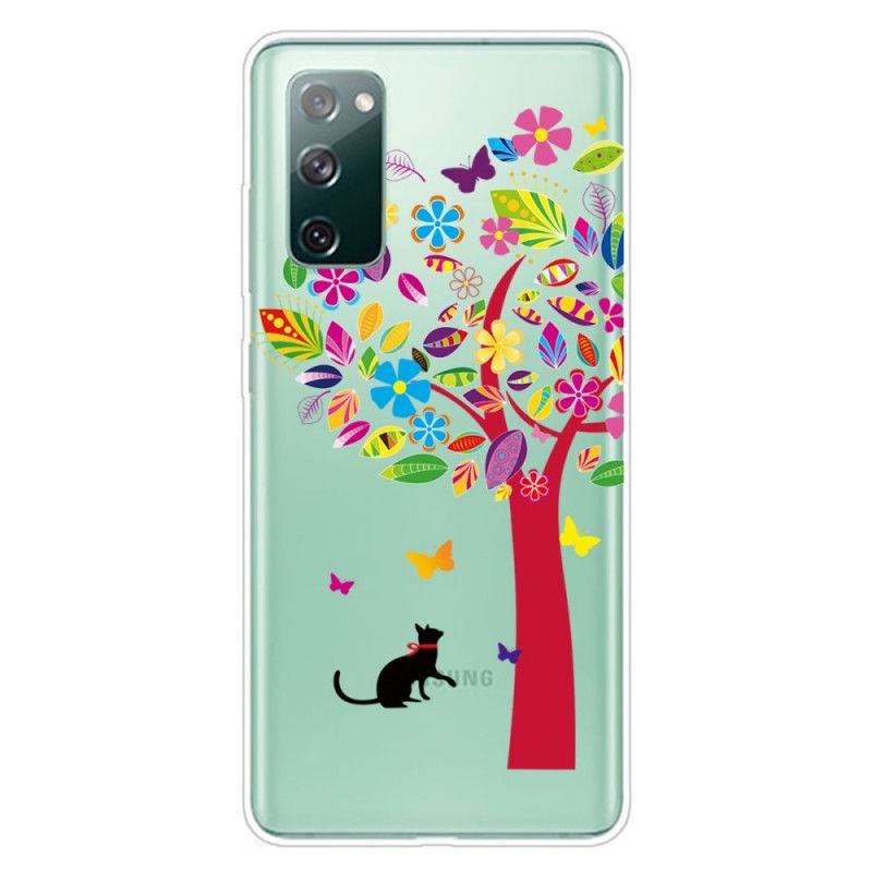 Hoesje Samsung Galaxy S20 FE Kat Onder De Boom