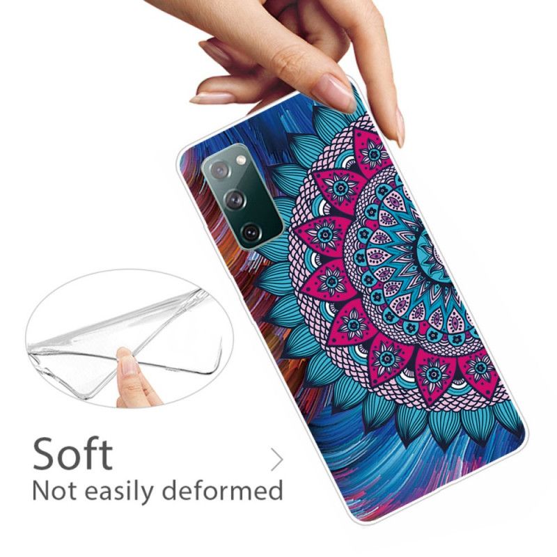 Hoesje Samsung Galaxy S20 FE Kleurrijke Mandala