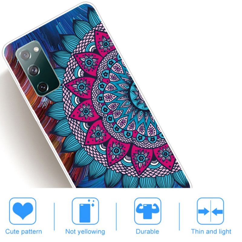 Hoesje Samsung Galaxy S20 FE Kleurrijke Mandala