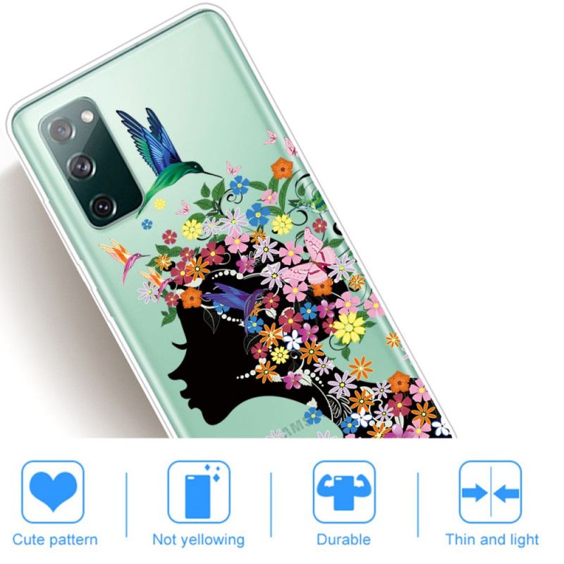 Hoesje Samsung Galaxy S20 FE Mooi Bloemhoofdje