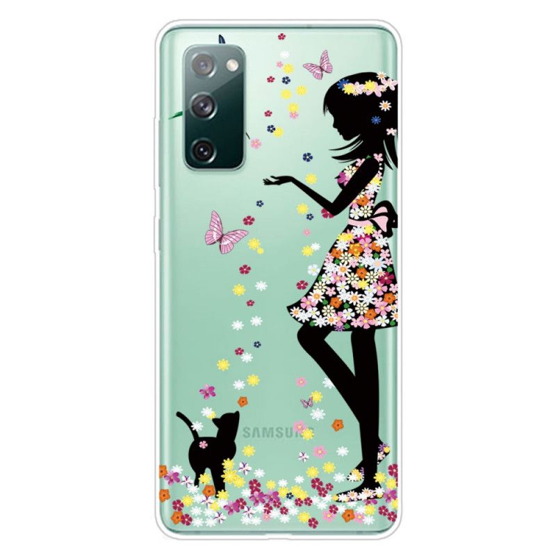 Hoesje Samsung Galaxy S20 FE Mooi Bloemhoofdje