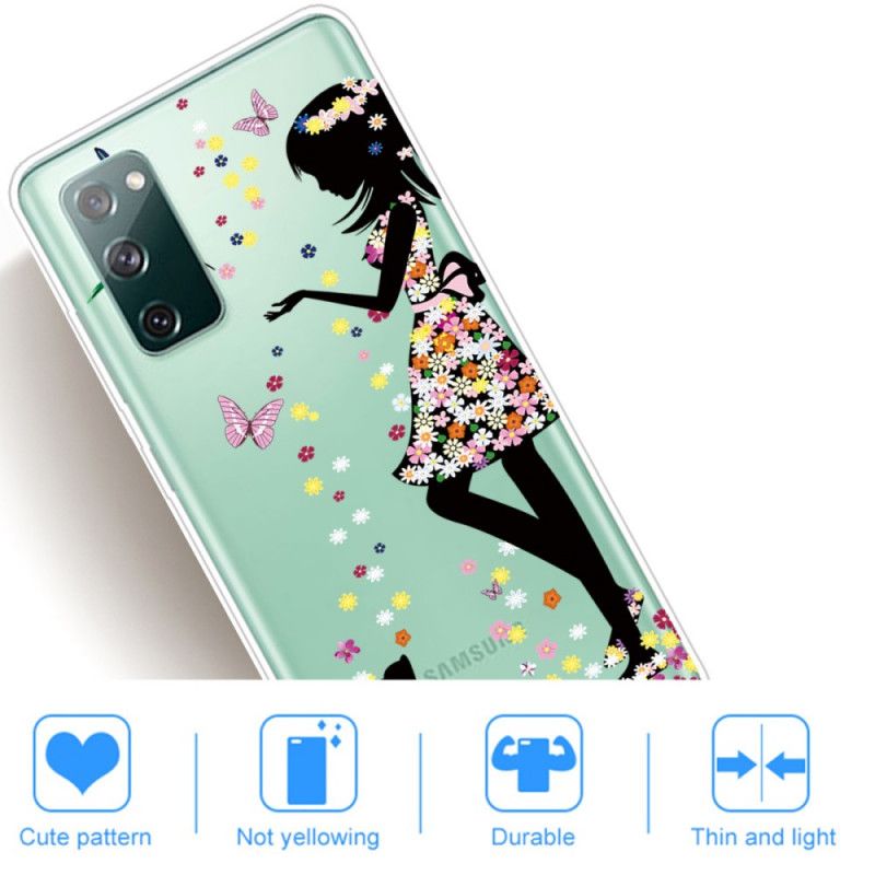 Hoesje Samsung Galaxy S20 FE Mooi Bloemhoofdje