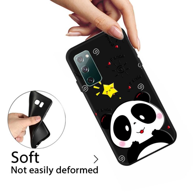 Hoesje Samsung Galaxy S20 FE Panda-Ster