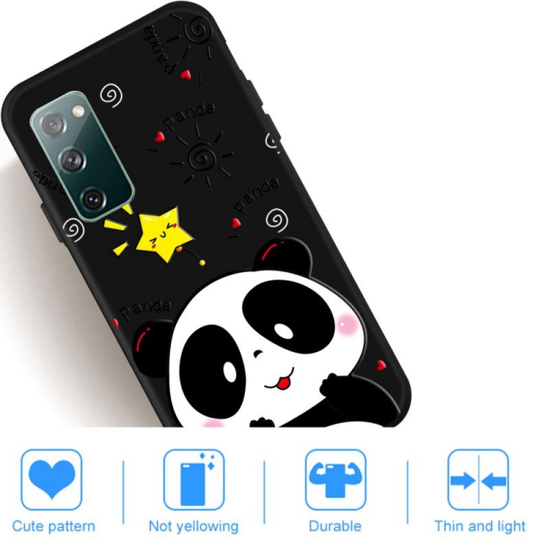 Hoesje Samsung Galaxy S20 FE Panda-Ster