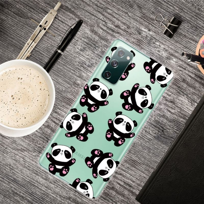 Hoesje Samsung Galaxy S20 FE Telefoonhoesje Leuke Panda'S