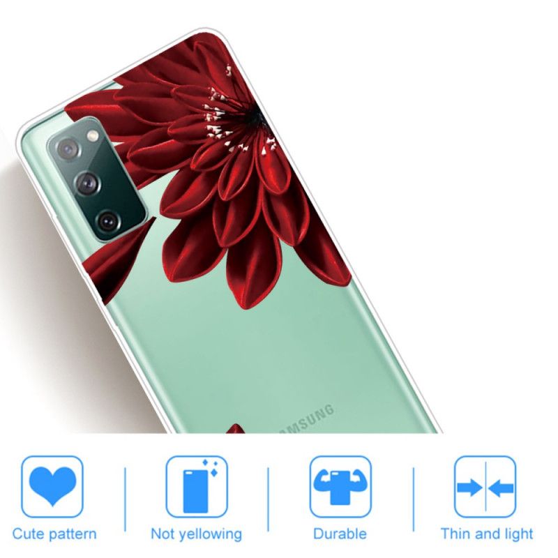 Hoesje Samsung Galaxy S20 FE Wilde Bloemen