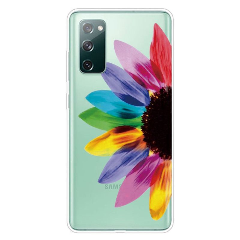 Hoesje voor Samsung Galaxy S20 FE Gekleurde Bloem