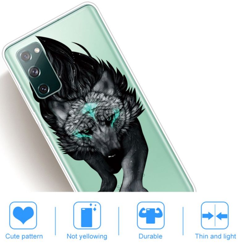 Hoesje voor Samsung Galaxy S20 FE Grafische Wolf