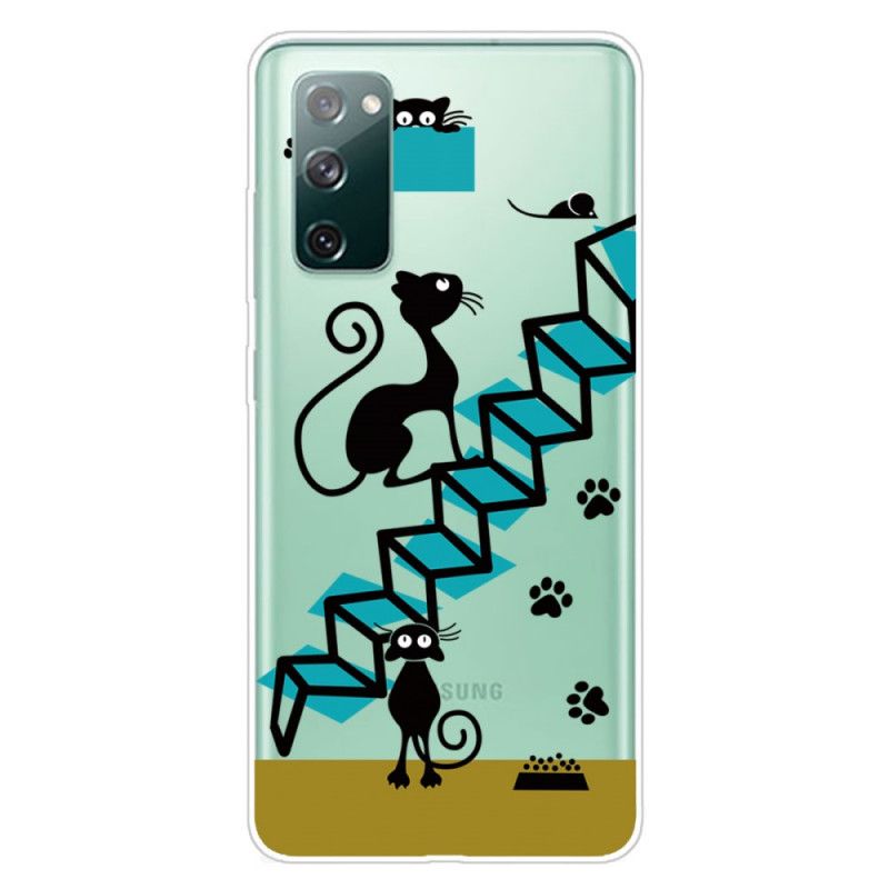 Hoesje voor Samsung Galaxy S20 FE Grappige Katten