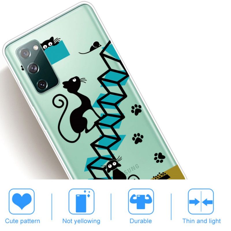 Hoesje voor Samsung Galaxy S20 FE Grappige Katten