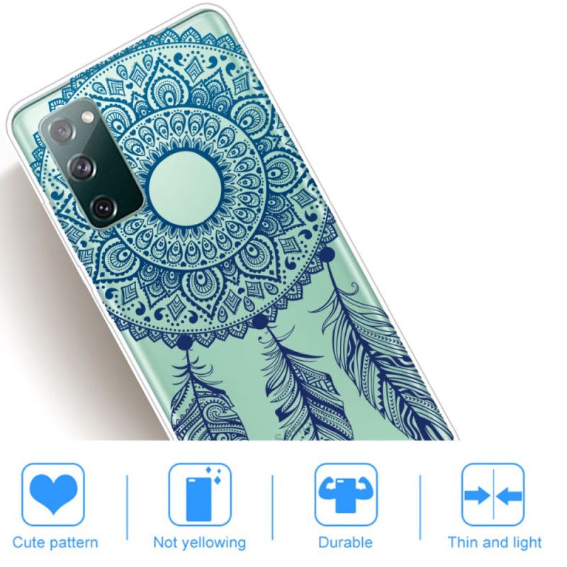 Hoesje voor Samsung Galaxy S20 FE Unieke Bloemenmandala