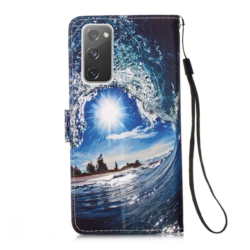 Leren Hoesje Samsung Galaxy S20 FE Hou Van De Golf