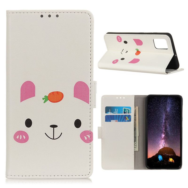 Leren Hoesje Samsung Galaxy S20 FE Leuke Cartoon