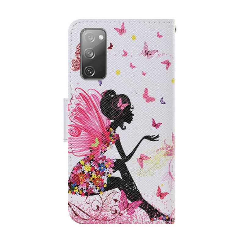 Leren Hoesje Samsung Galaxy S20 FE Magische Fee