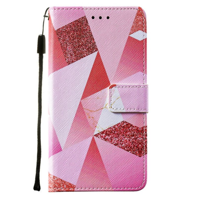 Leren Hoesje Samsung Galaxy S20 FE Roze Afbeelding