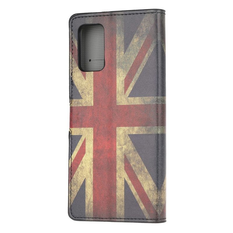 Leren Hoesje Samsung Galaxy S20 FE Telefoonhoesje Engelse Vlag