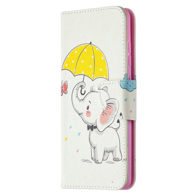 Leren Hoesje voor Samsung Galaxy S20 FE Babyolifant