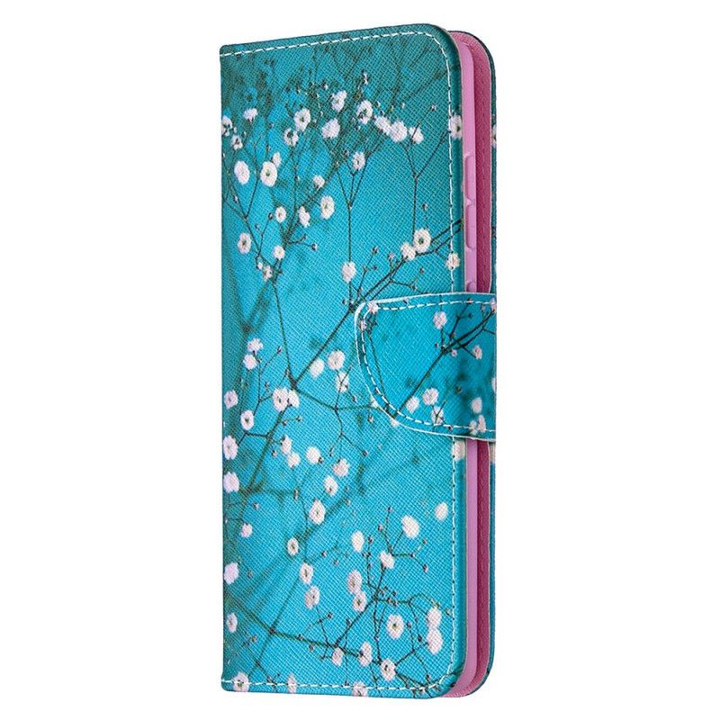 Leren Hoesje voor Samsung Galaxy S20 FE Bloeiende Boom