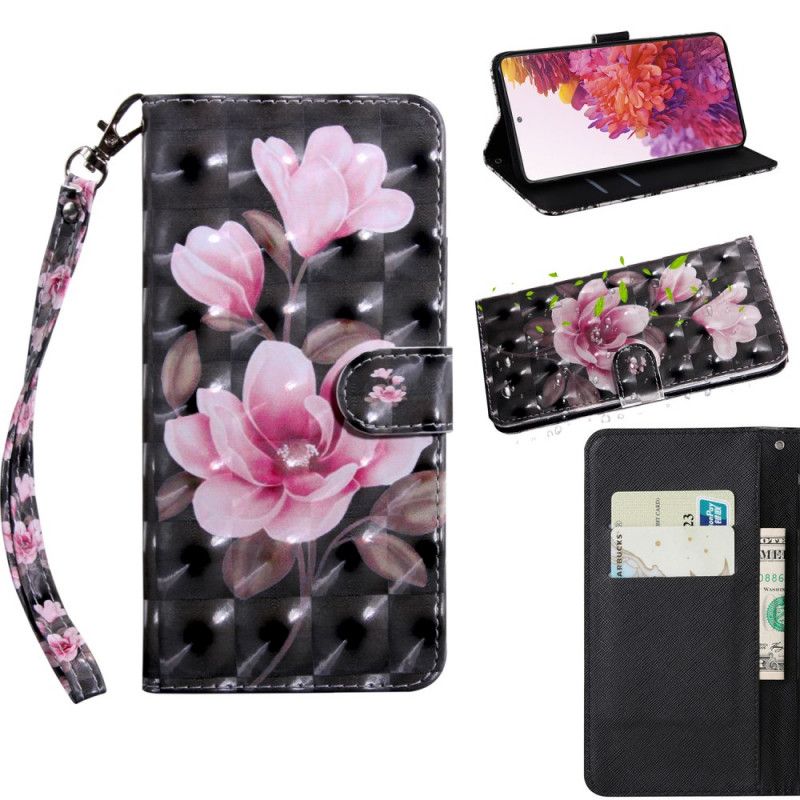 Leren Hoesje voor Samsung Galaxy S20 FE Bloemen Bloeien