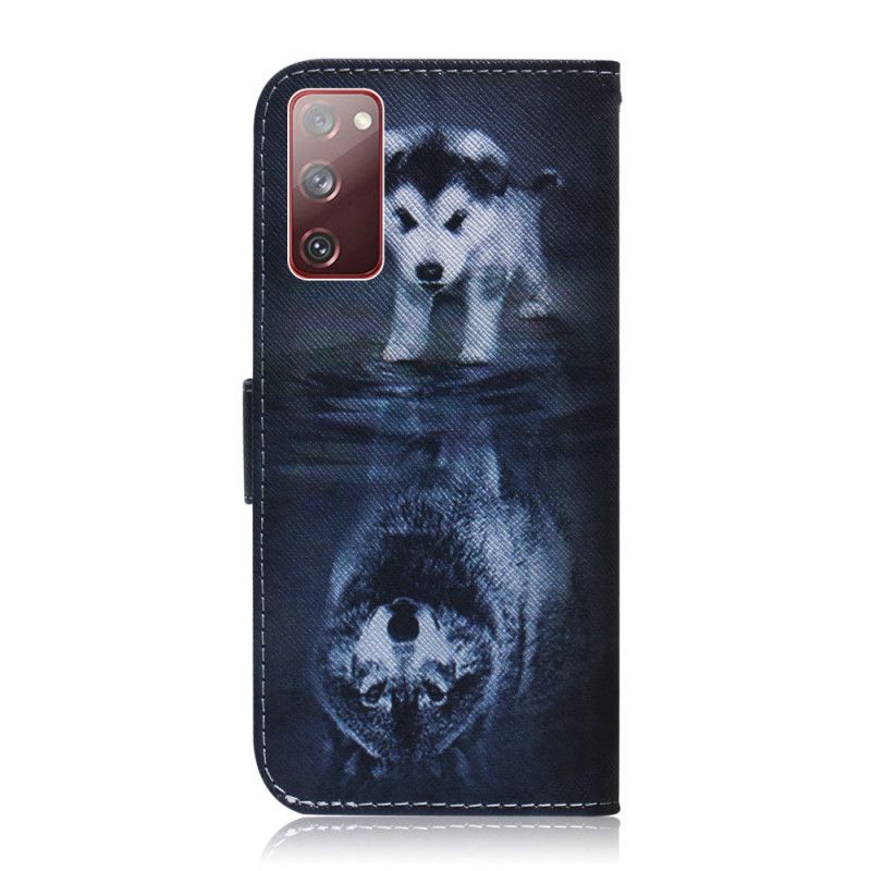 Leren Hoesje voor Samsung Galaxy S20 FE Ernesto De Wolf