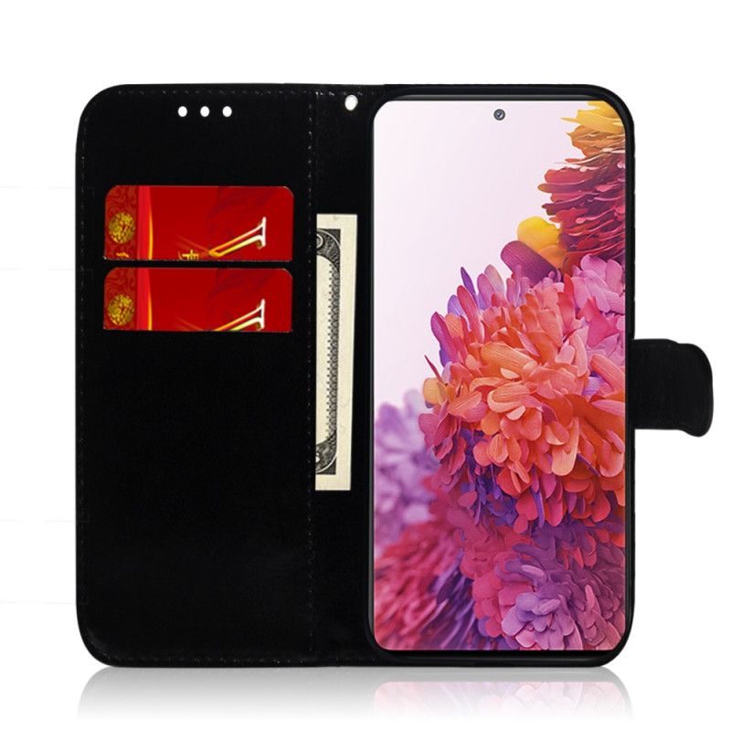 Leren Hoesje voor Samsung Galaxy S20 FE Grijs Zwart Pure Kleur