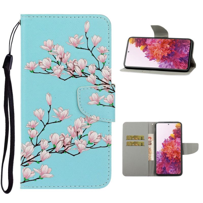 Leren Hoesje voor Samsung Galaxy S20 FE Stringstruik