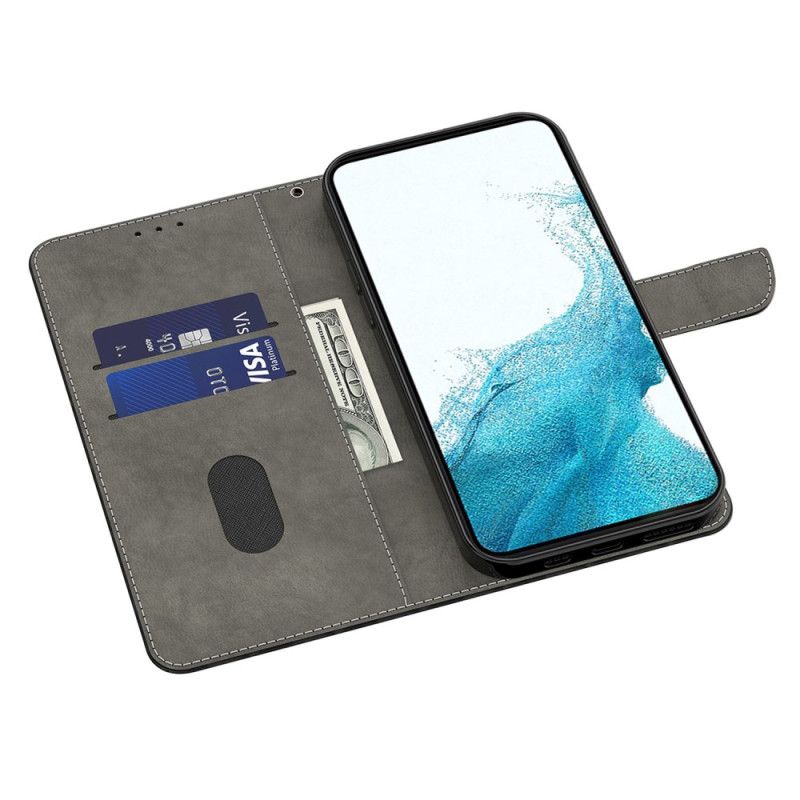 Flip Case Leren Oppo A98 5g Kanten Harten