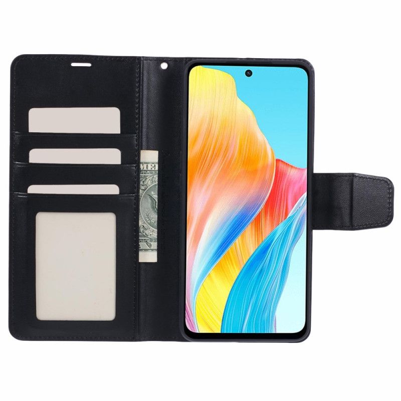 Flip Case Leren Oppo A98 5g Molenserie Hanman