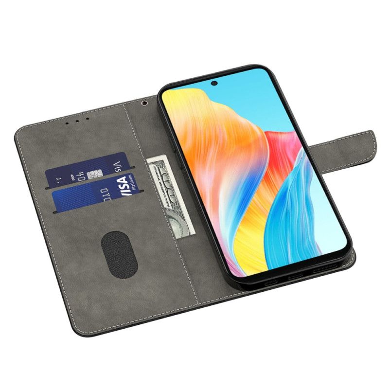 Flip Case Leren Oppo A98 5g Paar Leeuwen