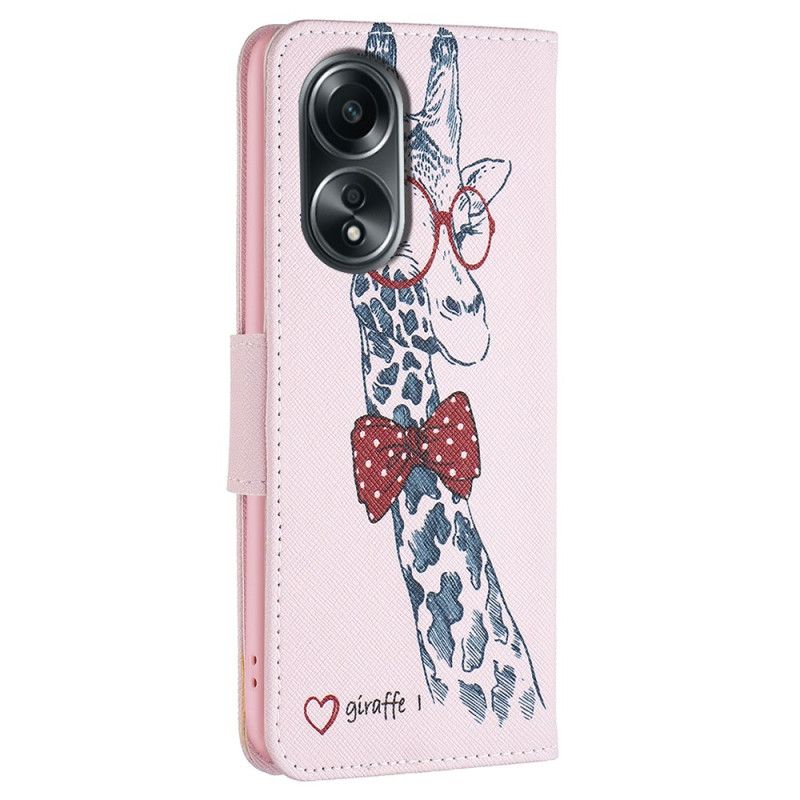 Folio-hoesje Oppo A98 5g Intello-giraffe