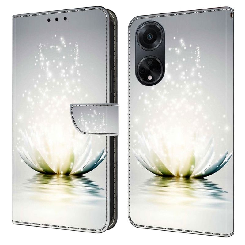 Folio-hoesje Oppo A98 5g Telefoonhoesje Lotus