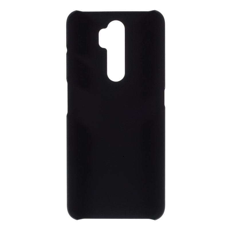 Cover Hoesje Oppo A9 2020 Wit Zwart Telefoonhoesje Glanzend Rubber