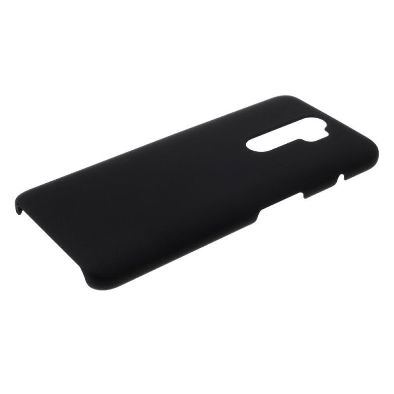 Cover Hoesje Oppo A9 2020 Wit Zwart Telefoonhoesje Glanzend Rubber